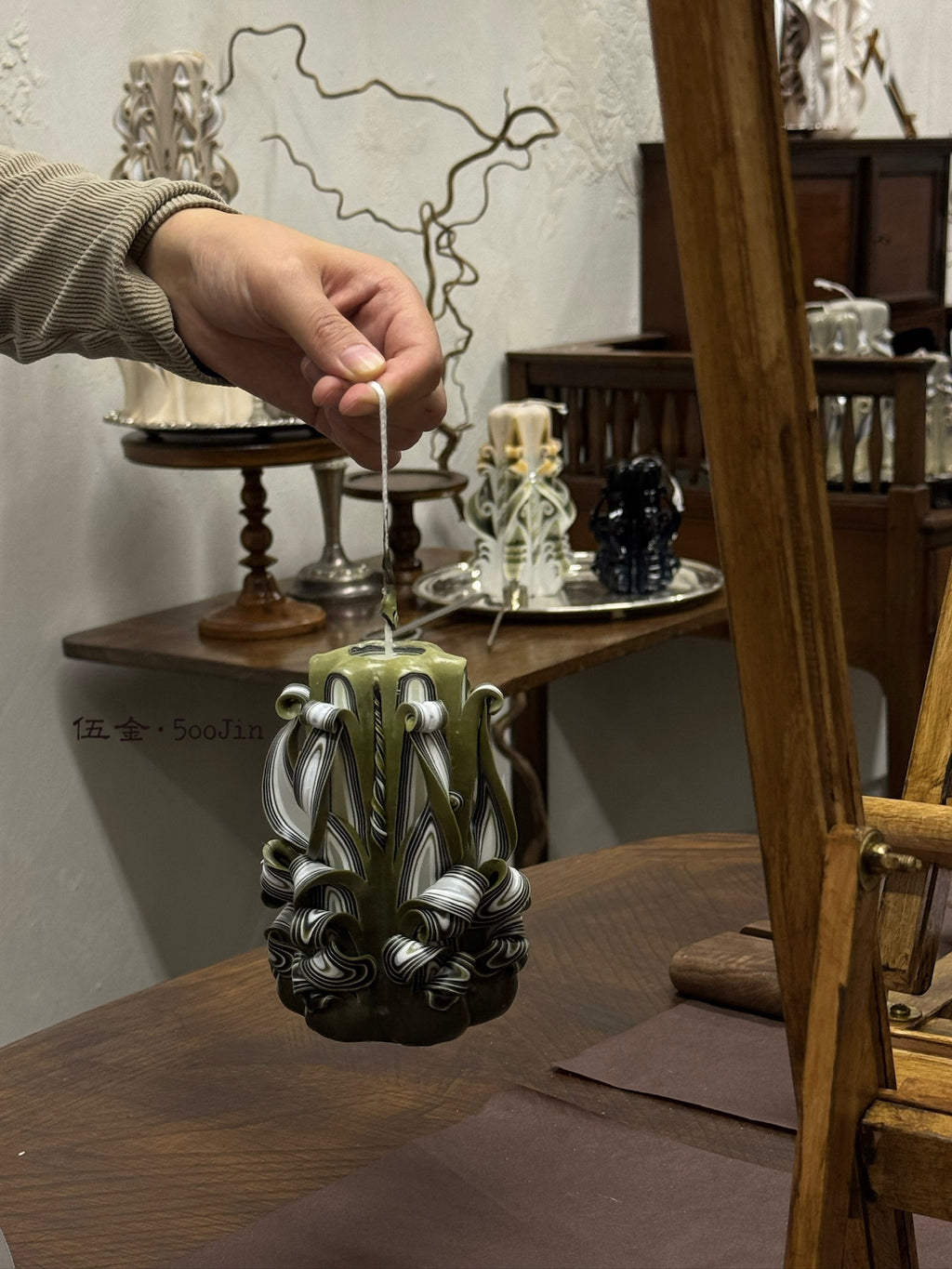 Carved Candle — Private Crafting Experience (Up to 2 guests; please DM for larger groups)